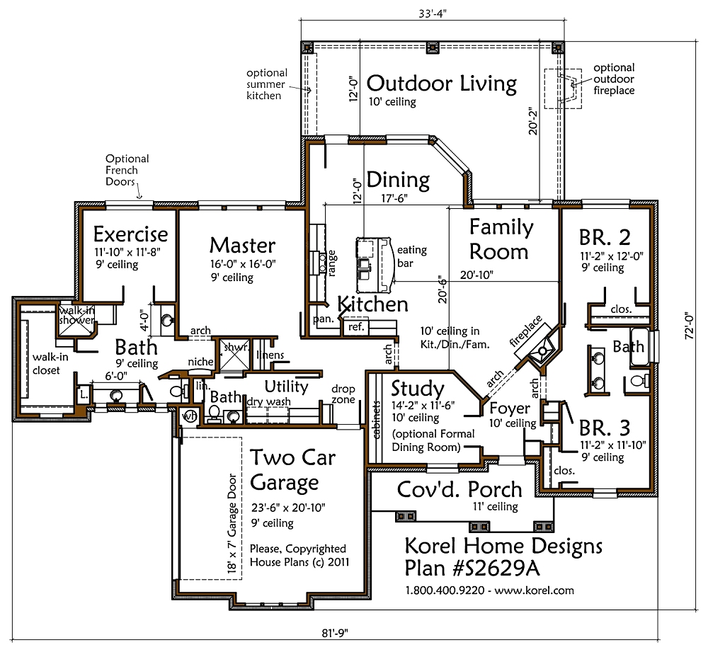 texas country plan s2629a | texas house plans - over 700 proven texas country plan s2629a | texas house plans - over 700 proven