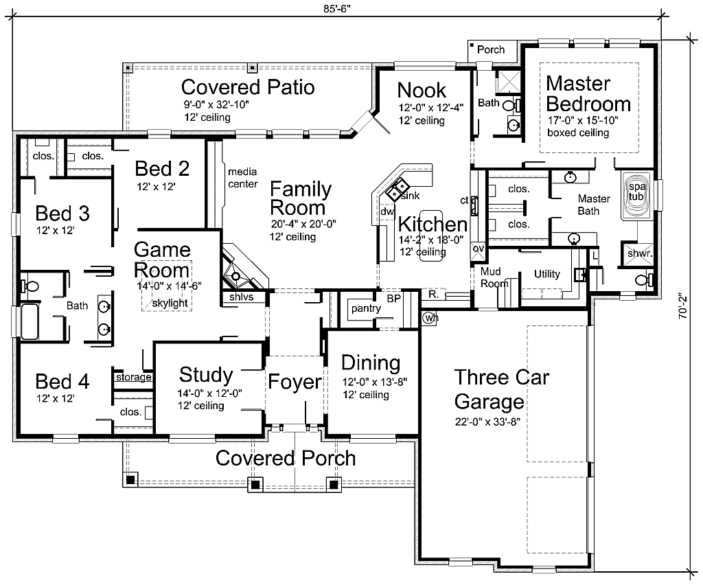 Luxury House  Plan  S3338R Texas House  Plans  Over 700 